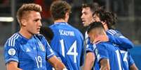 Itália conquistou primeira vitória nas Eliminatórias da Eurocopa (ALBERTO PIZZOLI / AFP)  Foto: Lance!