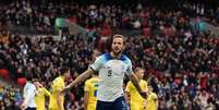 Kane abriu o placar para os ingleses (Foto: Glyn KIRK / AFP)  Foto: Lance!