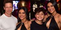 Mileide Mihaile reuniu namorado e filho em anivers&aacute;rio.  Foto: AGNews / Purepeople