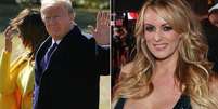 Trump responderá criminalmente por acusação de ter omitido um pagamento feito à atriz Stormy Daniels  Foto: Getty Images / BBC News Brasil