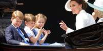Kate Middleton usa um 'código secreto' para educar os filhos.  Foto: Getty Images / Purepeople
