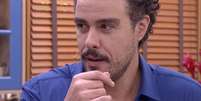 Joaquim Lopes caiu em pegadinha ao vivo na Globo  Foto: Reprodução/Globo