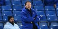 Lampard foi treinador do Chelsea dejulho de 2019 a janeiro de 2021 (Foto: ANDY RAIN / POOL / AFP)  Foto: Lance!