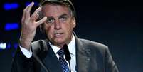 O ex  Foto: presidente Jair Bolsonaro esteve na sede da Polícia Federal, em Brasília, para esclarecer fatos sobre as joias sauditas (Crédito  Mateus Bonomi/Getty Images) / Perfil Brasil