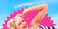 Cartaz oficial de 'Barbie' com Margot Robbie  Foto: Reprodução/Twitter/@barbiethemovie