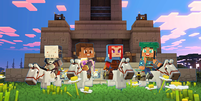 Minecraft Legends chega em 18 de abril para PC e consoles  Foto: Mojang / Divulgação