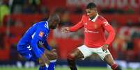 Rashford marcou no último encontro entre as duas equipes (Foto: LINDSEY PARNABY / AFP)  Foto: Lance!