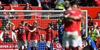 Manchester United não tomou conhecimento do Everton (PAUL ELLIS / AFP)  Foto: Lance!