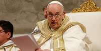 Papa Francisco celebrou a missa da Vigília Pascal no Vaticano  Foto: ANSA / Ansa - Brasil
