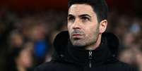 Mikel Arteta lamentou os dois pontos perdidos no duelo contra o Liverpool (GLYN KIRK / AFP)  Foto: Lance!