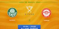 Palmeiras e Tombense se enfrentam nesta quarta-feira, no Allianz Parque (Foto: Arte LANCE!)  Foto: Lance!