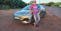 Viajei 1.200 km com um carro el&eacute;trico, sendo 1.000 km na estrada  Foto: Cris Prado / Guia do Carro
