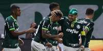 Gustavo Gómez e Rafael Navarro marcaram os gols da virada do Verdão na Libertadores (Foto: Cesar Greco/Palmeiras)  Foto: Lance!