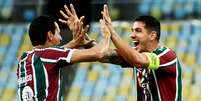  Foto: FLUMINENSE x ATHLÉTICO-PR - Zagueiro Nino fez um dos gols da vitória do Flu e levou nota 7.9. Zagueiro Thiago Heleno liderou o Furacão, com 7.3 -  Mailson Santana/Fluminense / Gazeta Esportiva