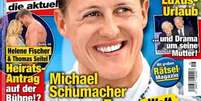 Revista Die Aktuelle divulgou entrevista falsa com piloto Michael Schumacher  Foto: Die Aktuelle / Reprodução