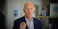 Presidente dos EUA, Joe Biden, no vídeo de lançamento oficial de sua campanha à reeleição 25/04/2023  Foto: CONTA OFICIAL DE JOE BIDEN NO YOUTUBE via REUTERS