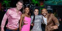 Ex-BBBs curtiram festa juntos ap&oacute;s a final do 'BBB 23'.  Foto: AGNews / Purepeople