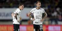 Barletta e Róger Guedes em ação contra o Remo (Foto: Rodrigo Coca/Agência Corinthians)  Foto: Lance!