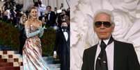 Met Gala 2023: tudo o que você precisa saber sobre o evento  Foto: Blake Lively no Met Gala 2022 (Dimitrios Kambouris/Getty Images) | Karl Lagerfeld (Antonio de Moraes Barros Filho/WireImage/Getty Images) / Hollywood Forever TV