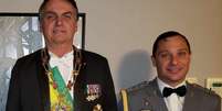 O tentente-coronel Mauro Cid foi ajudante de ordens de Jair Bolsonaro, um homem de confiança do ex-presidente  Foto: Reprodução