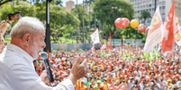 Lula discursa no Dia do Trabalho em São Paulo  Foto: Ricardo Sutckert/PR / Ricardo Sutckert/PR