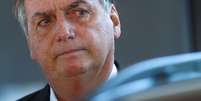 O ex-presidente brasileiro Jair Bolsonaro deixa sua casa após uma operação de busca, em Brasília, Brasil, 3 de maio de 2023.  Foto: Reuters/Adriano Machado