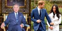 Entenda como se deu o afastamento de Harry e Meghan do Rei Charles III -  Foto: Instagram / @theroyalfamily e @royalsussex / Alto Astral
