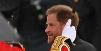 Harry chegou sozinho para a coroação de Charles  Foto: Dylan Martinez / Reuters
