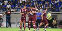 Jogadores do Fluminense  Foto: Araceli Souza/MyPhoto Press/Gazeta Press