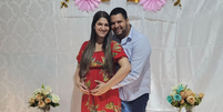 Quezia e Magdiel descobriram que esperam seis bebês durante o primeiro ultrassom  Foto: Reprodução/Instagram