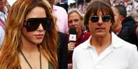 Tom Cruise quer Shakira? Cantora teria revelado a amigos quais são as chances do ator após flagra juntos.  Foto: Getty Images / Purepeople