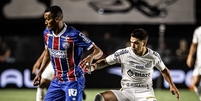 Santos e Bahia ficaram apenas no empate  Foto: Raul Baretta/Santos FC