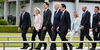 Líderes do G7 reunidos em Hiroshima, com Rússia como principal foco  Foto: DW / Deutsche Welle