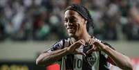 Ronaldinho Gaúcho conquistou a Libertadores com a camisa do Atlético-MG  Foto: Bruno Cantini/Divulgação / Estadão