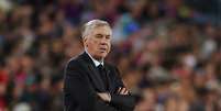 Desejo de Ancelotti &eacute; permanecer no Real Madrid. O contrato do treinador vai at&eacute; 2024.  Foto: Eric Alonso/Getty Images / Jogada10