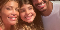 Cau&atilde; Reymond comemora anivers&aacute;rio de Sofia com Grazi Massafera  Foto: Reprodu&ccedil;&atilde;o/Instagram/@cauareymond