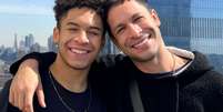 Rainer Cadete e o filho, Pietro  Foto: Reprodu&ccedil;&atilde;o/Instagram