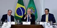 Alckmin, Lula e Haddad em Brasília  Foto: Ueslei Marcelino