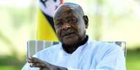 O presidente de Uganda, Yoweri Museveni, sancionou uma das leis anti-LGBTQ mais duras do mundo, incluindo a pena de morte para "homossexualidade agravada"  Foto: REUTERS/Abubaker Lubowa