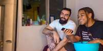 David Silva e Willian Coelho dividem apartamento há três meses  Foto: Divulgação 