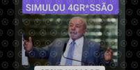 V&iacute;deo que circula nas redes inventa declara&ccedil;&atilde;o de Lula sobre caso de agress&atilde;o contra a jornalista Delis Ortiz  Foto: Aos Fatos