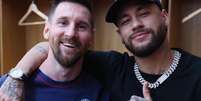 Messi e Neymar trocaram mensagens nas redes sociais  Foto: Reprodução/Instagram 