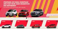 Fiat está cadastrando clientes para comprar carros com desconto  Foto: Fiat / Guia do Carro