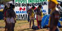 50 cadeiras foram reservadas no plenário do Supremo Tribunal Federal (STF) para que indígenas assistam aos debates sobre o marco temporal  Foto: Fabio Rodrigues-Pozzebom/Agência Brasil