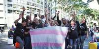 Marcha do Orgulho Trans, em São Paulo  Foto: Nayara Macedo