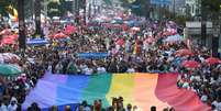 A Parada do Orgulho LGBT+ de SP, organizada por militantes e ativistas, cresceu até tornar-se a maior Parada LGBT do mundo Foto: Tiago Queiroz / Estadão