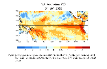 O fenômeno El Niño pode levar a crise climática a novos patamares graças ao seu aquecimento das águas do Oceano Pacífico (Imagem: NOAA)  Foto: Canaltech