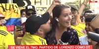 A repórter Gemma Soler da ESPN foi assediada sexualmente por um torcedor colombiano  na Espanha  Foto: Reprodução / Instagram 