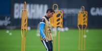 Atacante Ferreirinha convive com problemas f&iacute;sicos h&aacute; dois anos &ndash;  Foto: Lucas Uebel/Gr&ecirc;mio / Jogada10