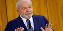Presidente Lula discursa em evento no Palácio do Planalto, em Brasília  Foto: Reuters